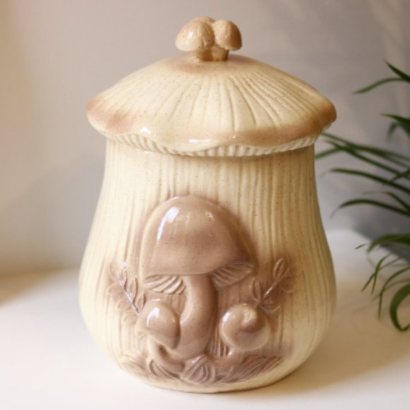 Vintage XL Arnel's Mushroom Canister - Picture 1 of 6